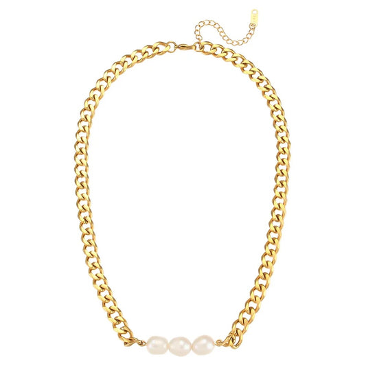 Pearl Luxe Chain Necklace