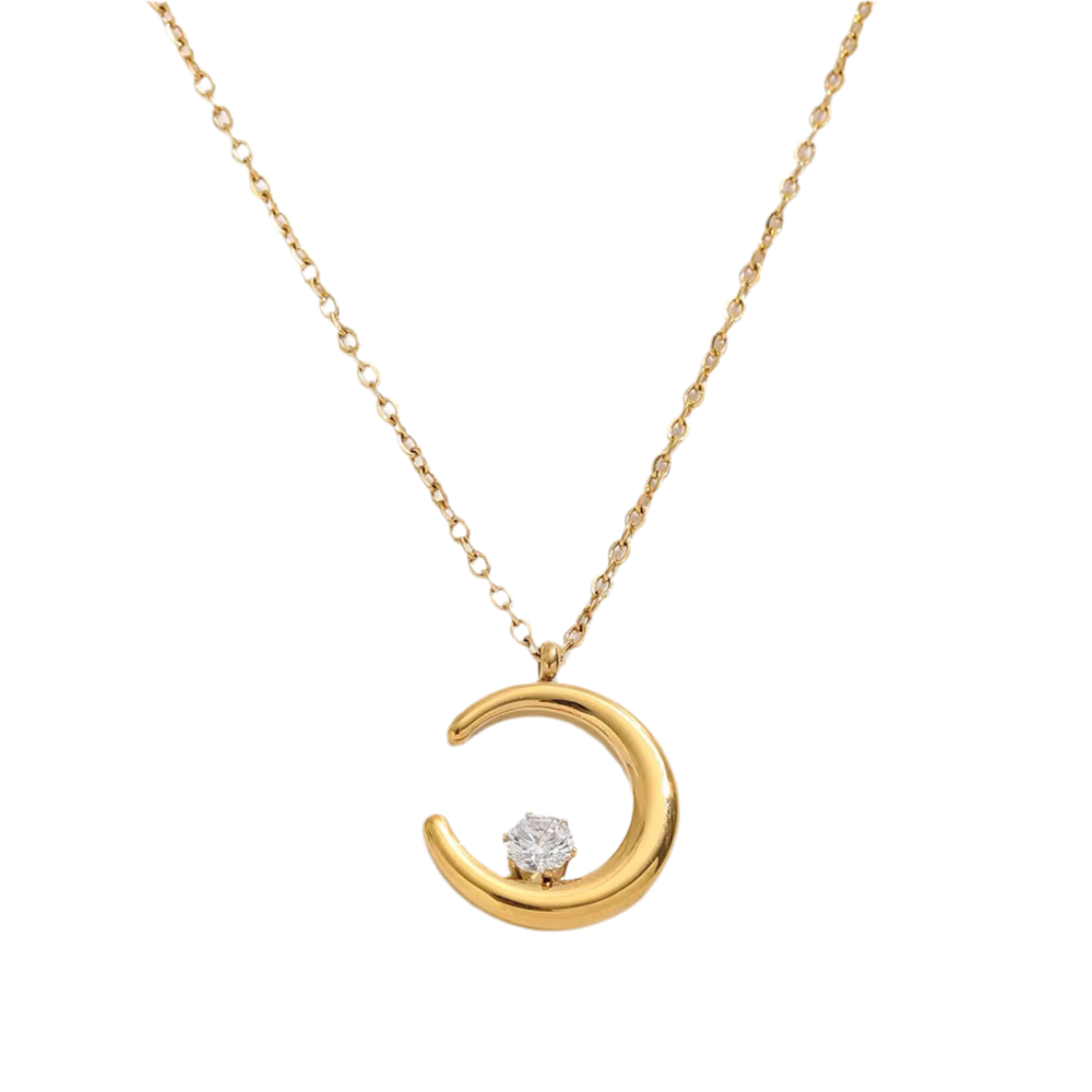 Luna Crescent Necklace