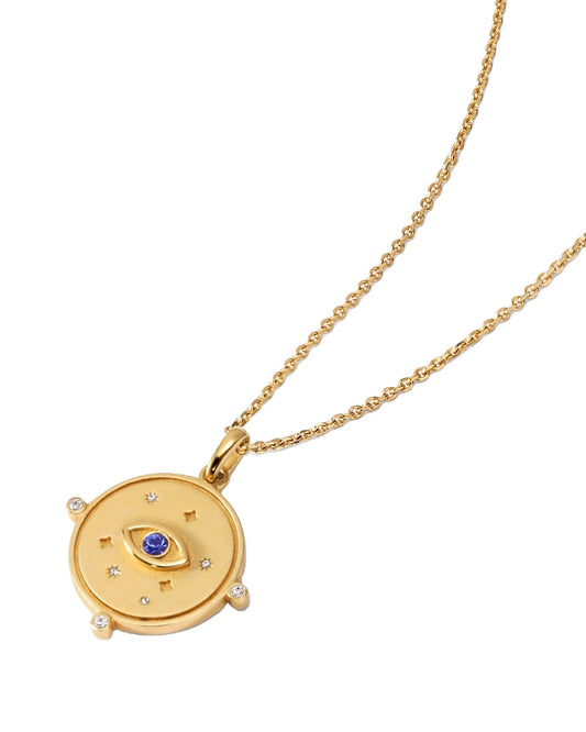 Evil Eye Medallion Necklace